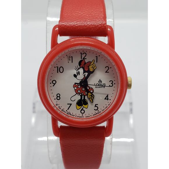 Lorus, Disney Red Minnie Mouse watch. V811-0070 ZO main image 7